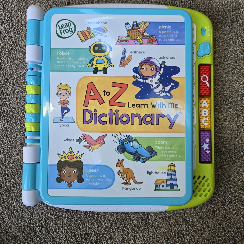 LeapFrog A to Z Interactive Dictionary - Blue and Yellow